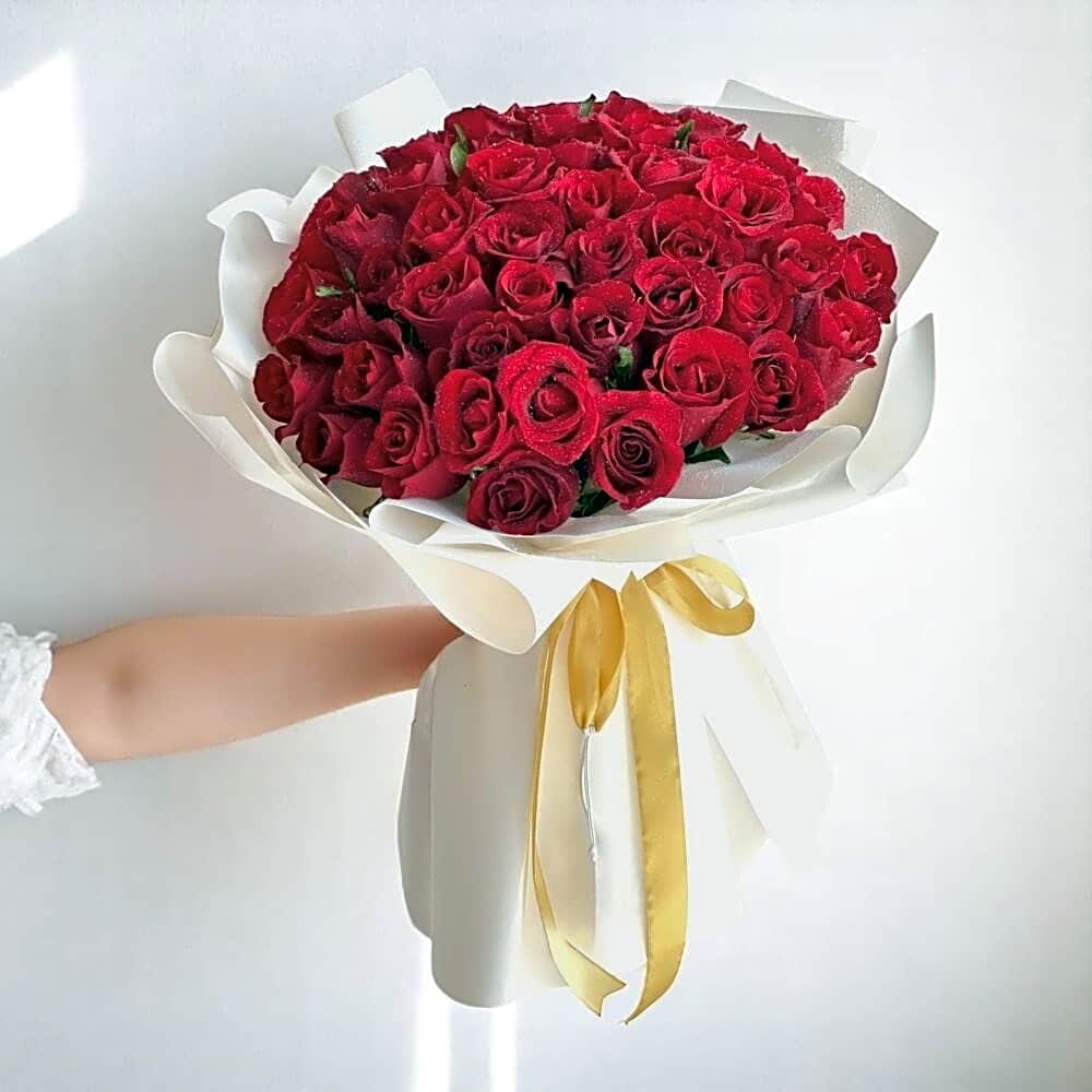 Eternal Love Red Roses view 1