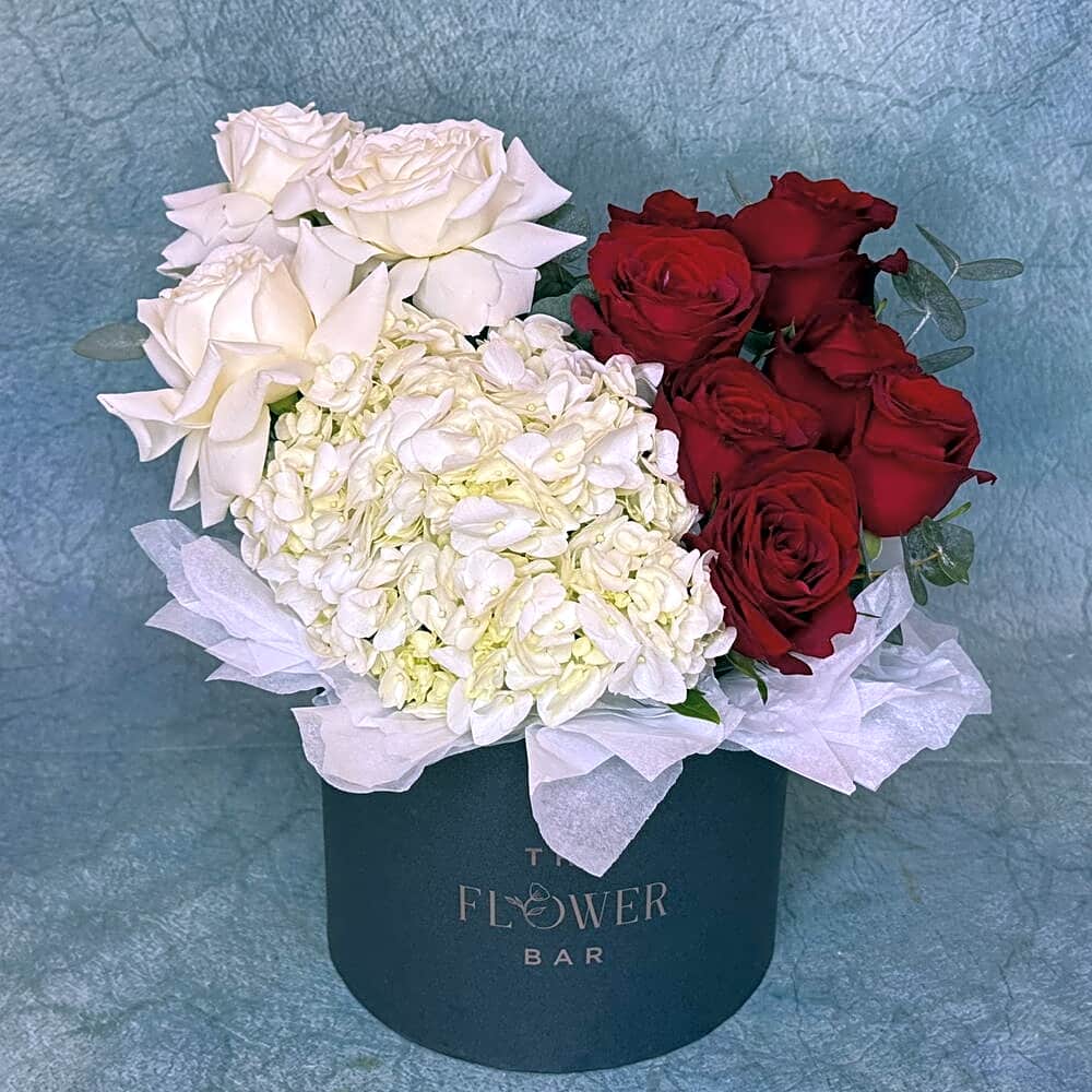 Lovey Red Roses in a Box view 1