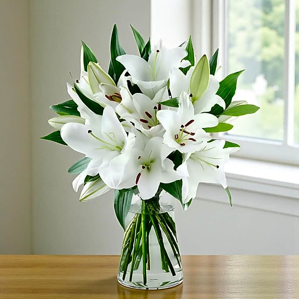 Aurore: Lilies and Roses view 1