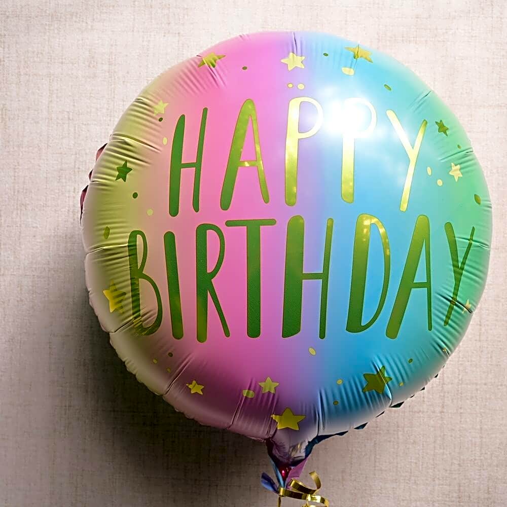 "Happy Birthday" Colorful Balloon 6717 view 1