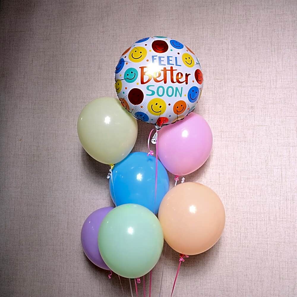 Feel Better Soon Rainbow Balloon Set 7136 view 1