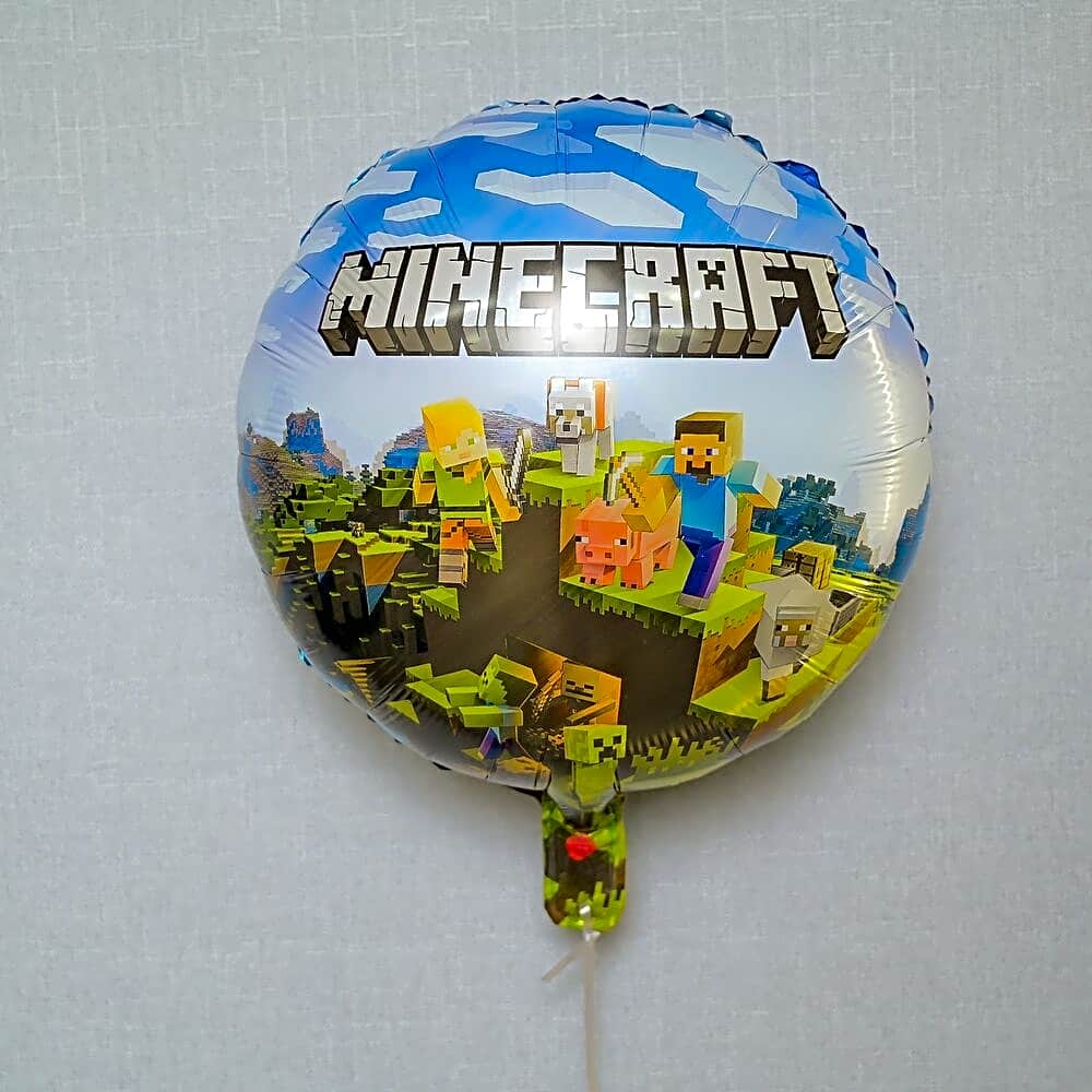 Minecraft - Round Foil Balloon-5431 view 1