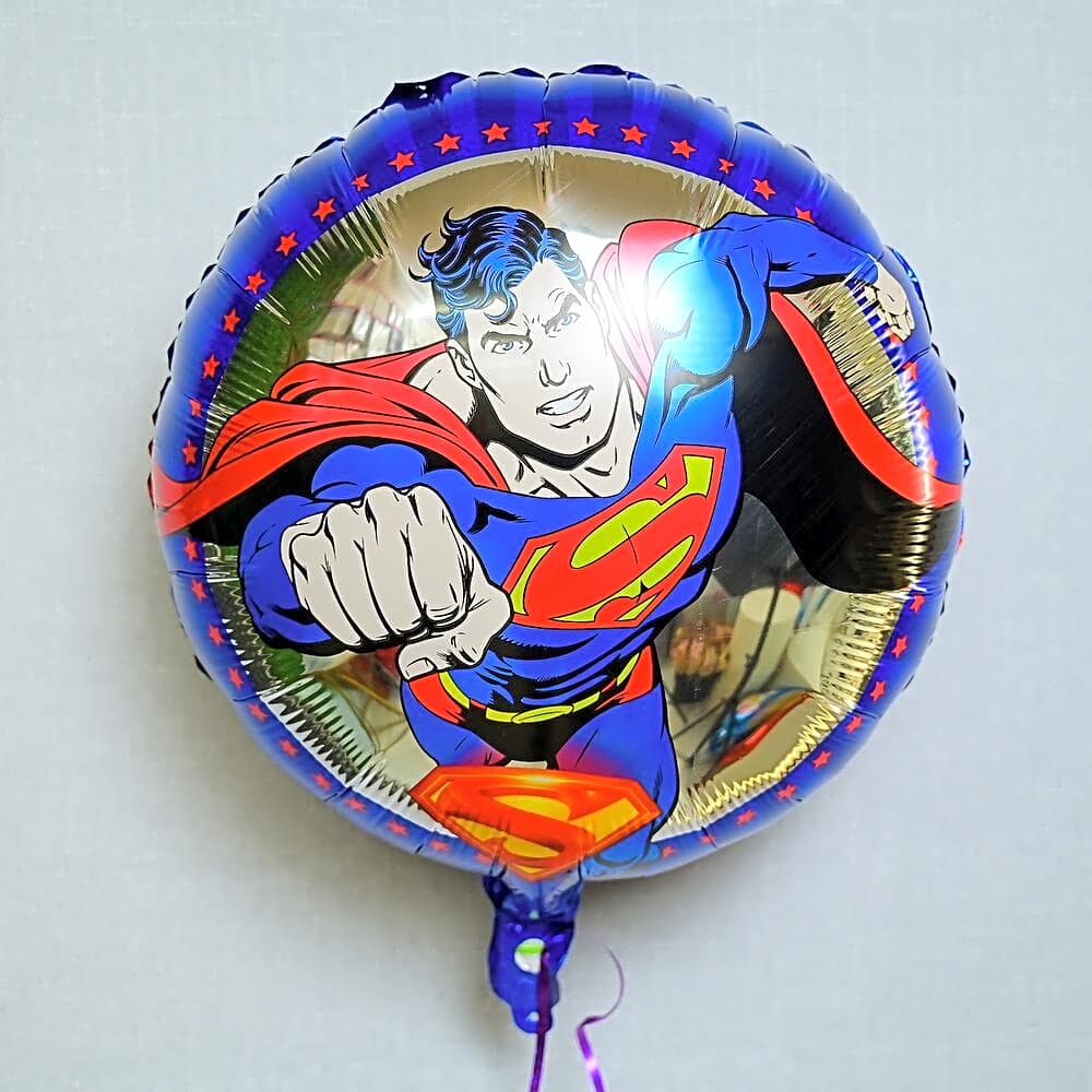 Super Man - Round Foil Balloon - 5438 view 1