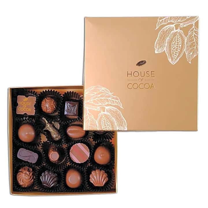 House of Cocoa Luxurious Chocolate Box 16 Pieces view 1