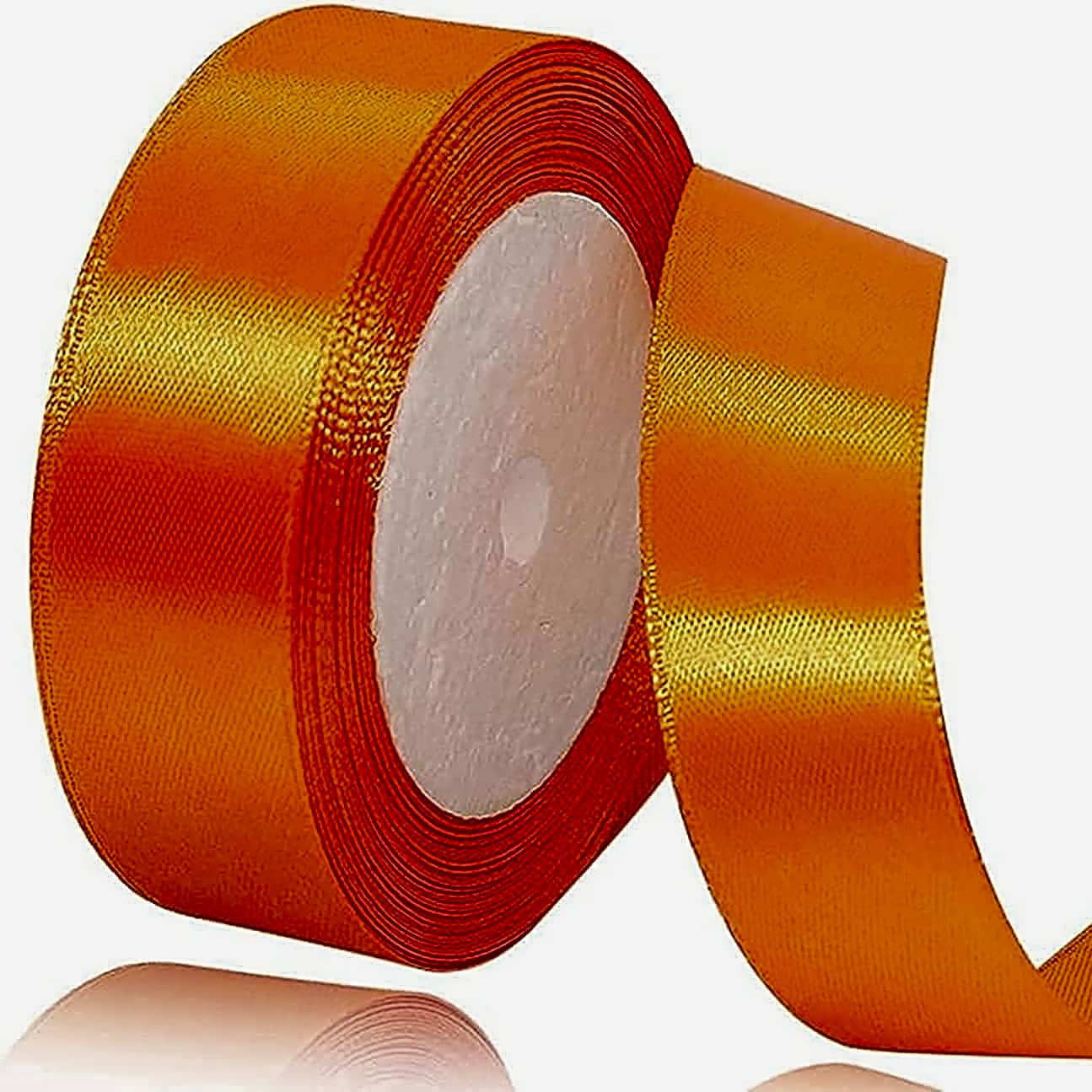 orange gift ribbons view 1