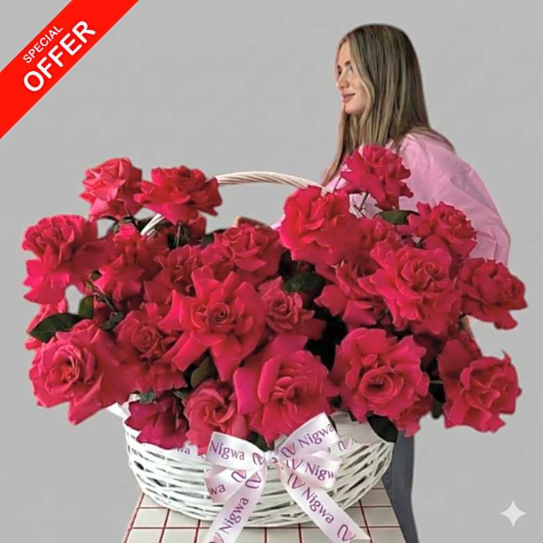 Red Valentine-Red Rose Bouquet view 1