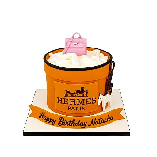 Hermès Gift Box Cake view 1