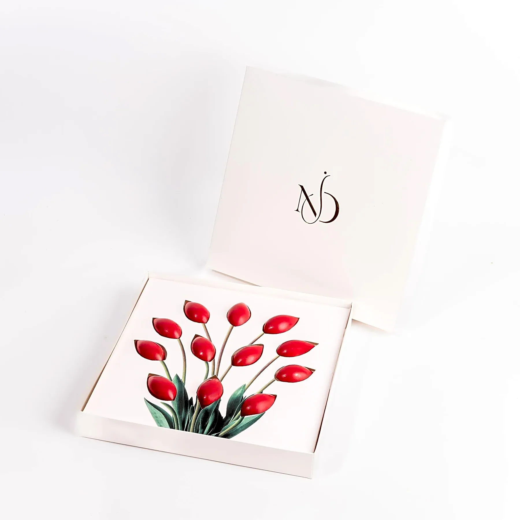 Tulip Pralines and Ganache 12pc Gift Box view 1