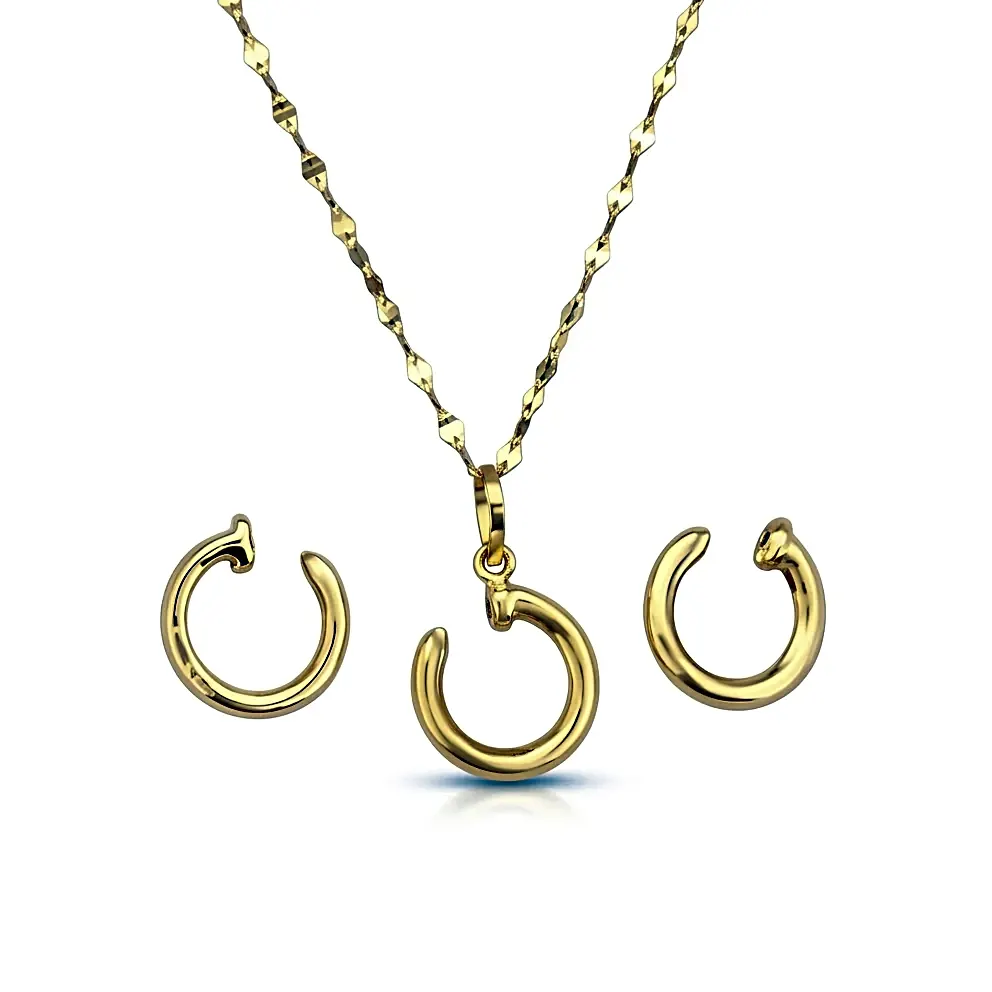 Chain with a pendant in the shape of a love heart 9 view 1