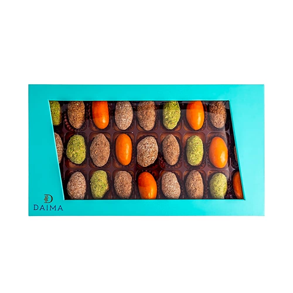 Rectangular Box Dates Chocolate With Flavor 600gm