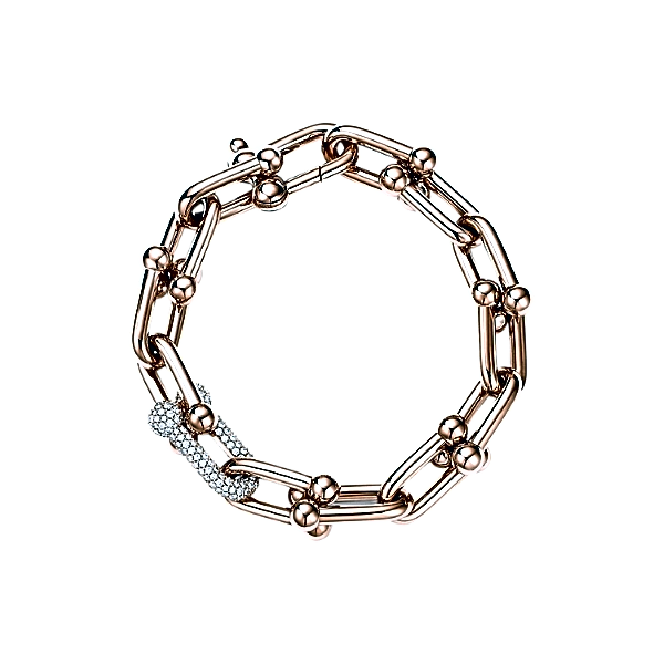 Tiffany style  gold bracelet 21 view 1