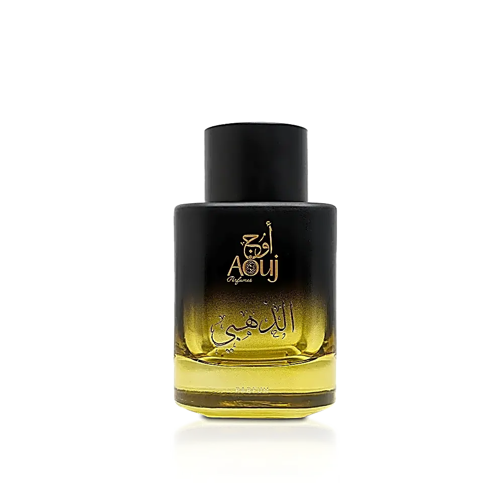 gold 2Aouj Perfumes, Oriental Luxury Perfume, Luxury Perfume Gift, أوج للعطور, عطر شرقي فاخر, هدية عطر فاخرة