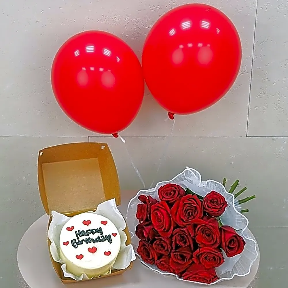 Red Romance Birthday set