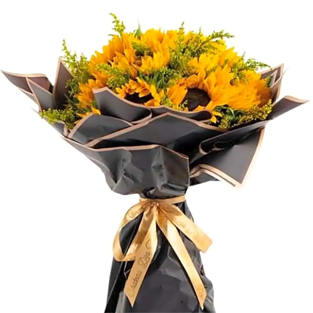 Hand Bouquet Sun Flower & Sulidago