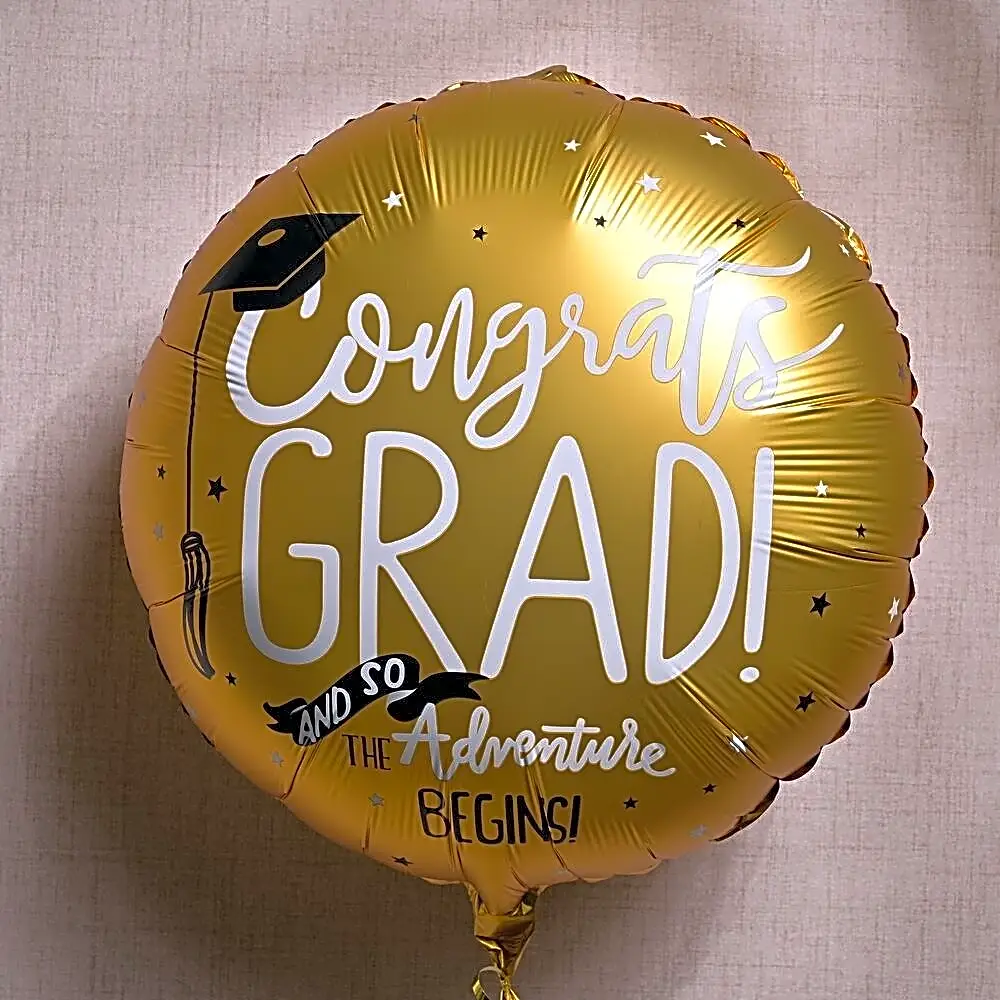 Congrats Grad! Adventure Begins Graduation Balloon 6723