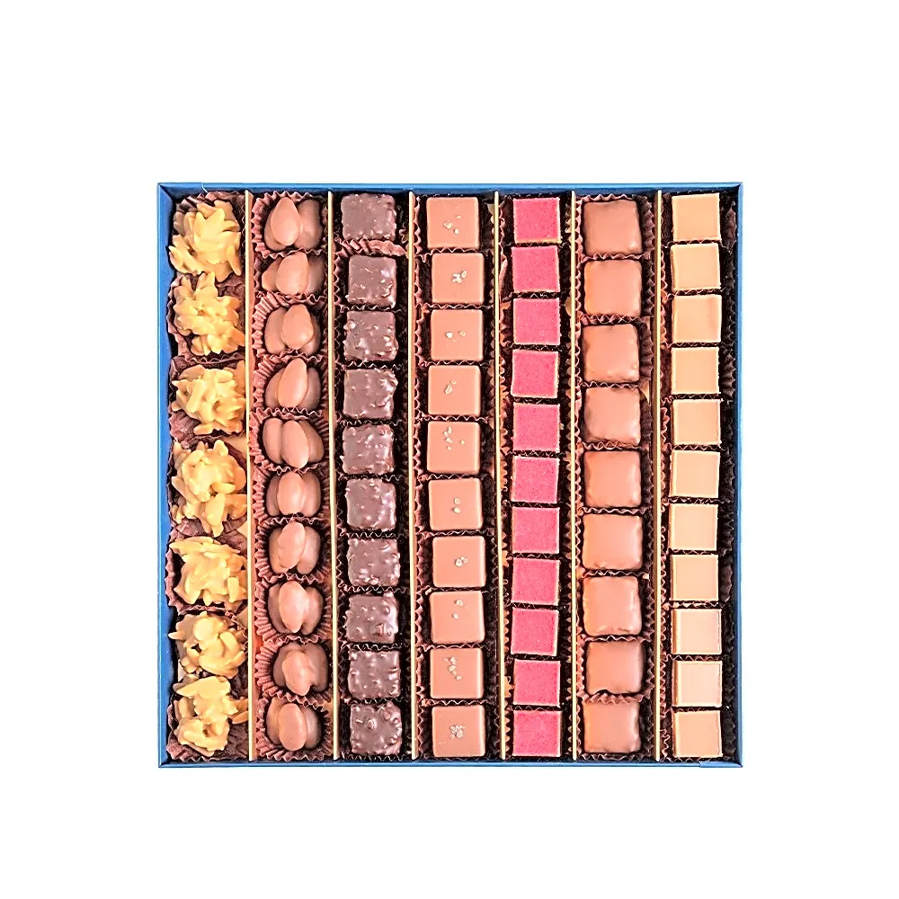 Daima Praline Chocolate 7 Flavor Set 730gmChocolate Gift, Luxury Gift, Praline Chocolate Gift Box, هدية شوكولاتة, هدية فاخرة, بوكس شوكولاتة برالين