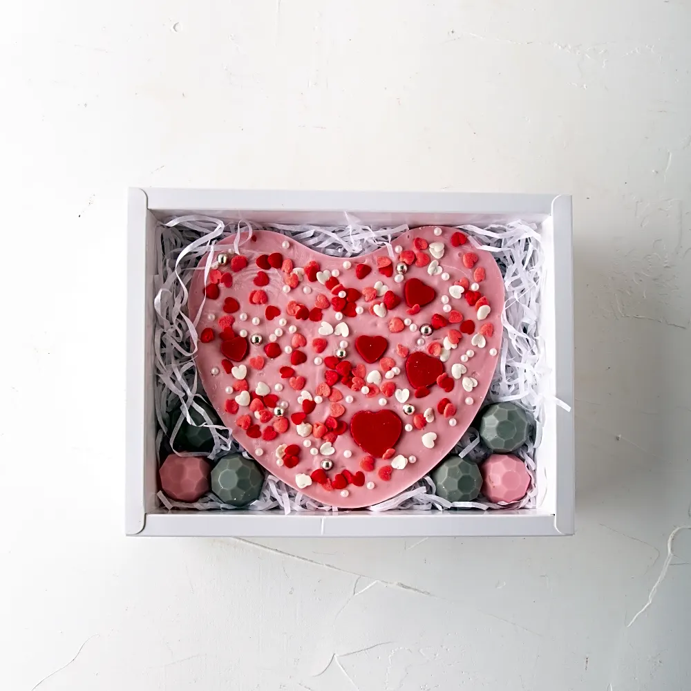 Heart Chocolate Bar with NJD