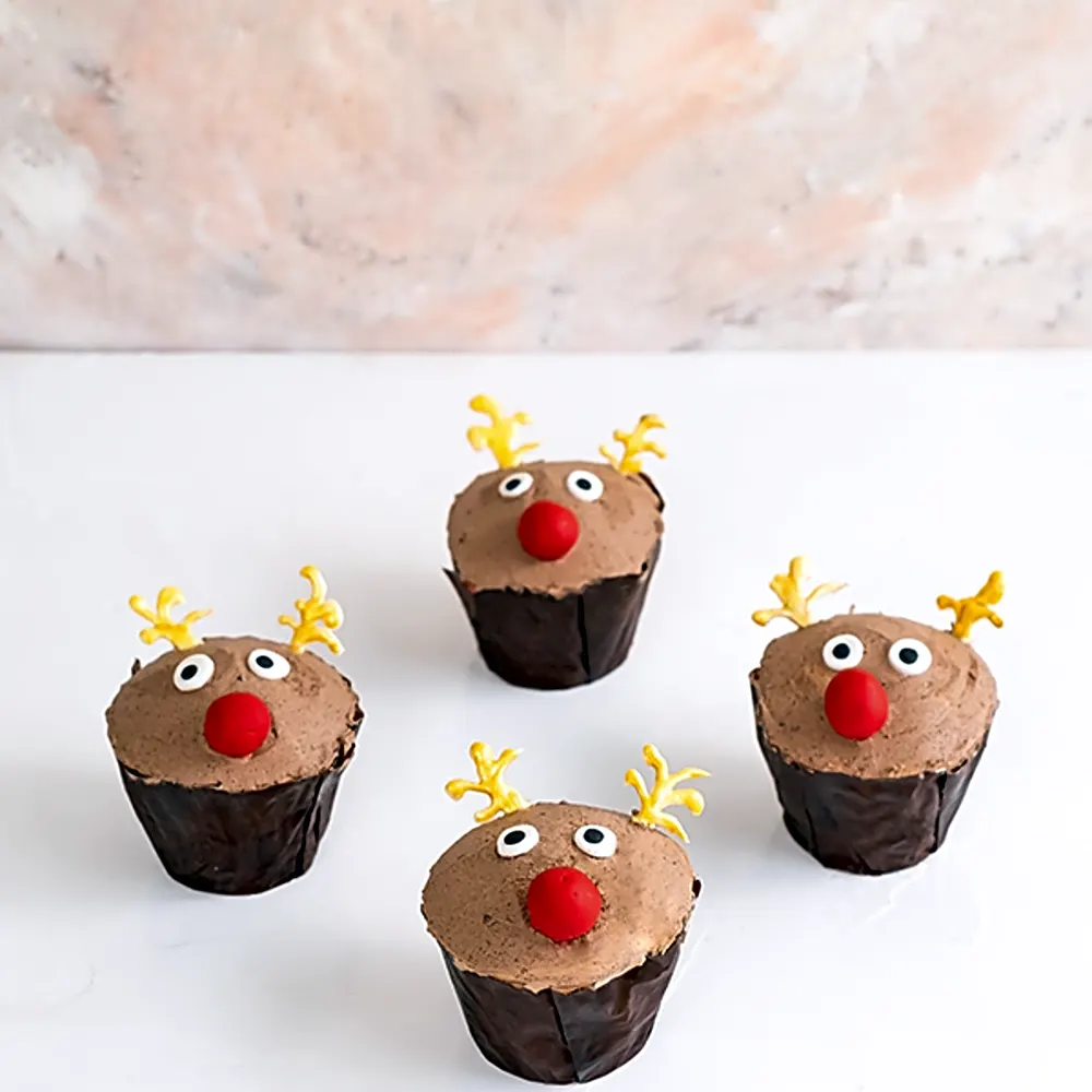 Reindeer Cupcakes byNJD