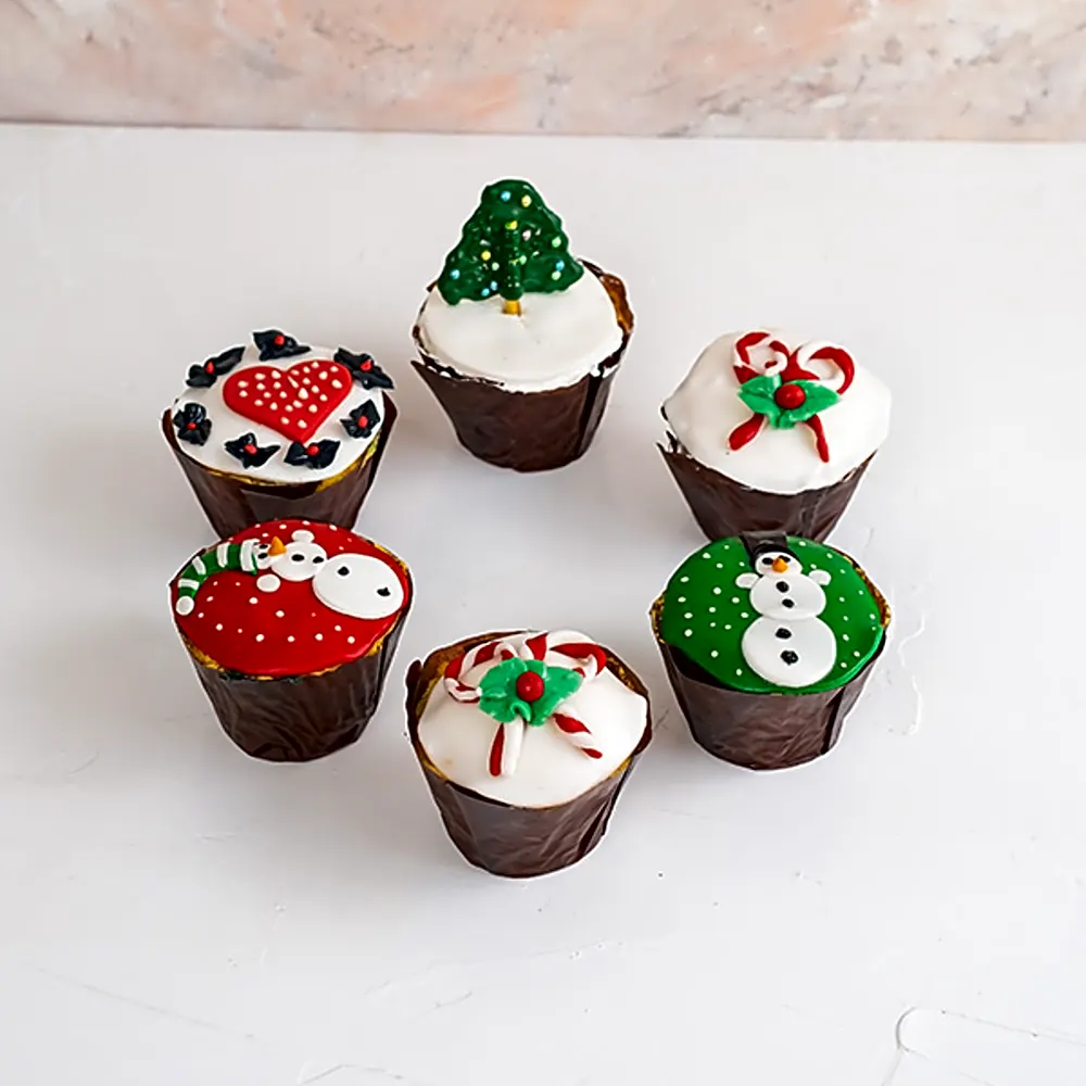 Christmas theme cupcakes