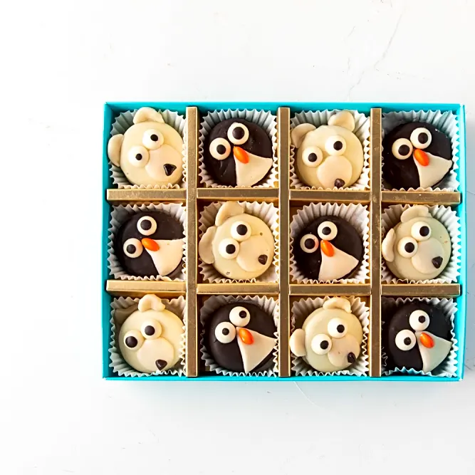 Penguin and Polar Bear Oreos by NJD