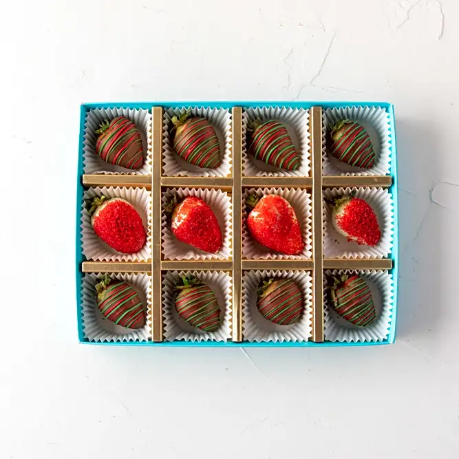 Christmas Theme Strawberries