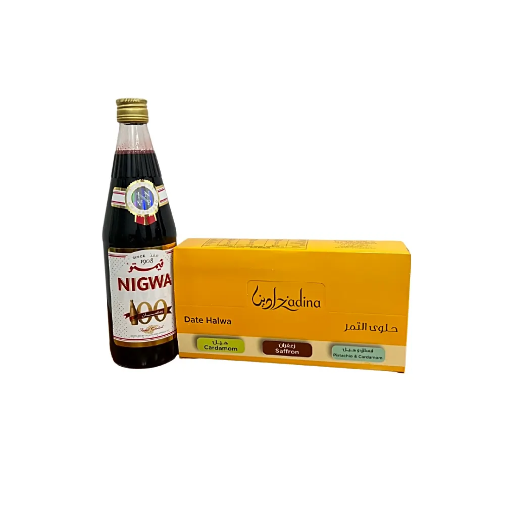 Mini Date Halwa and Vimto