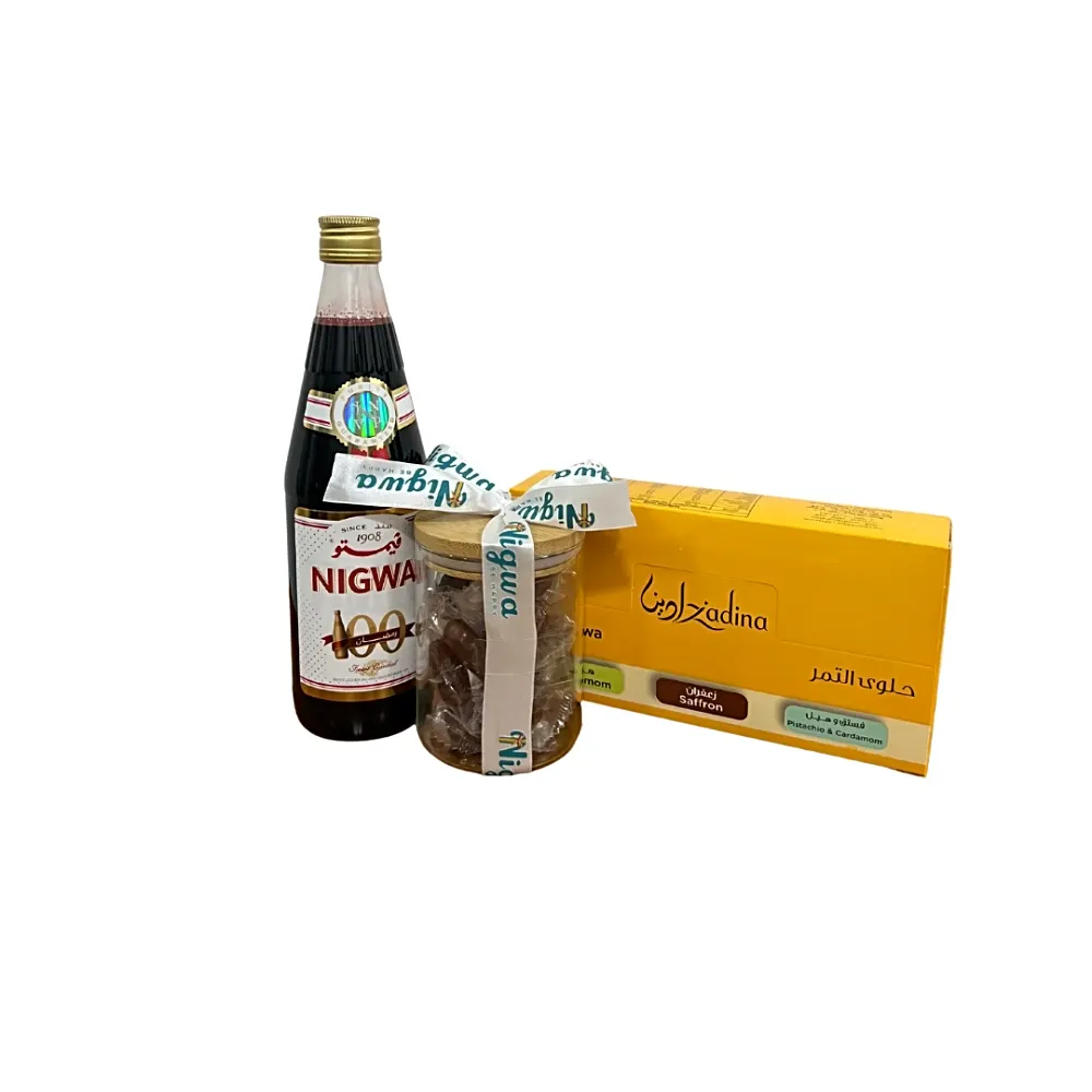 Cookies and Mini Dates halwa w/ Vimto