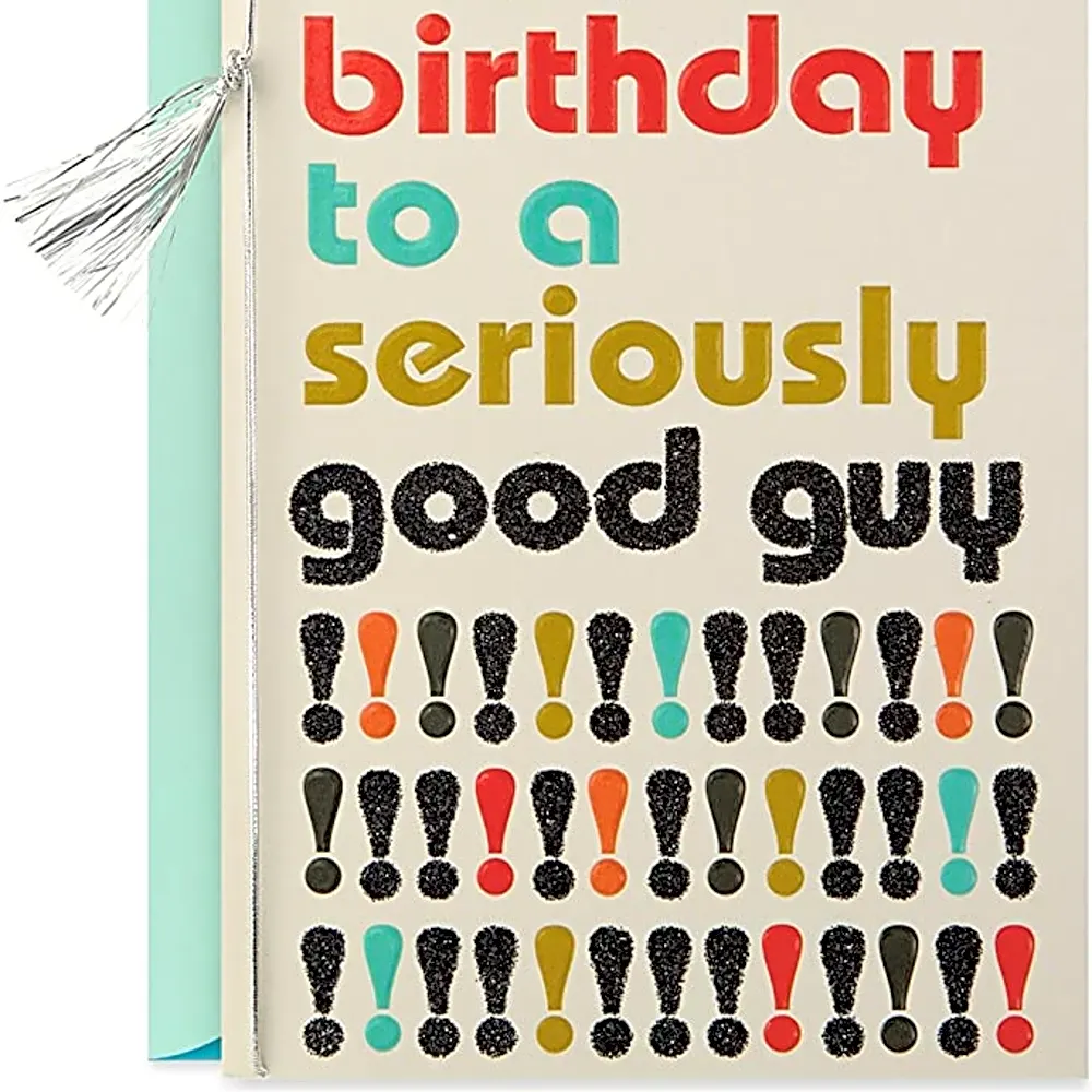 serious gift greeting card