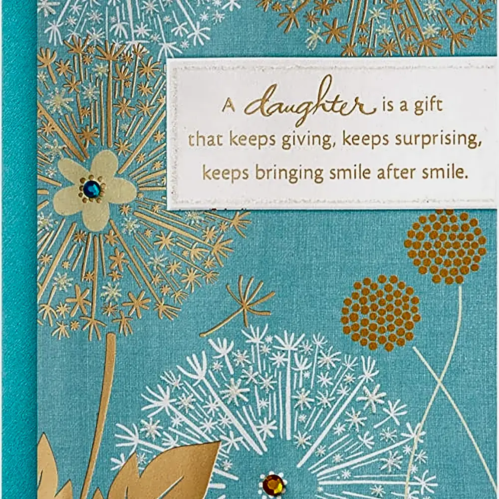 daughter gift greeting card