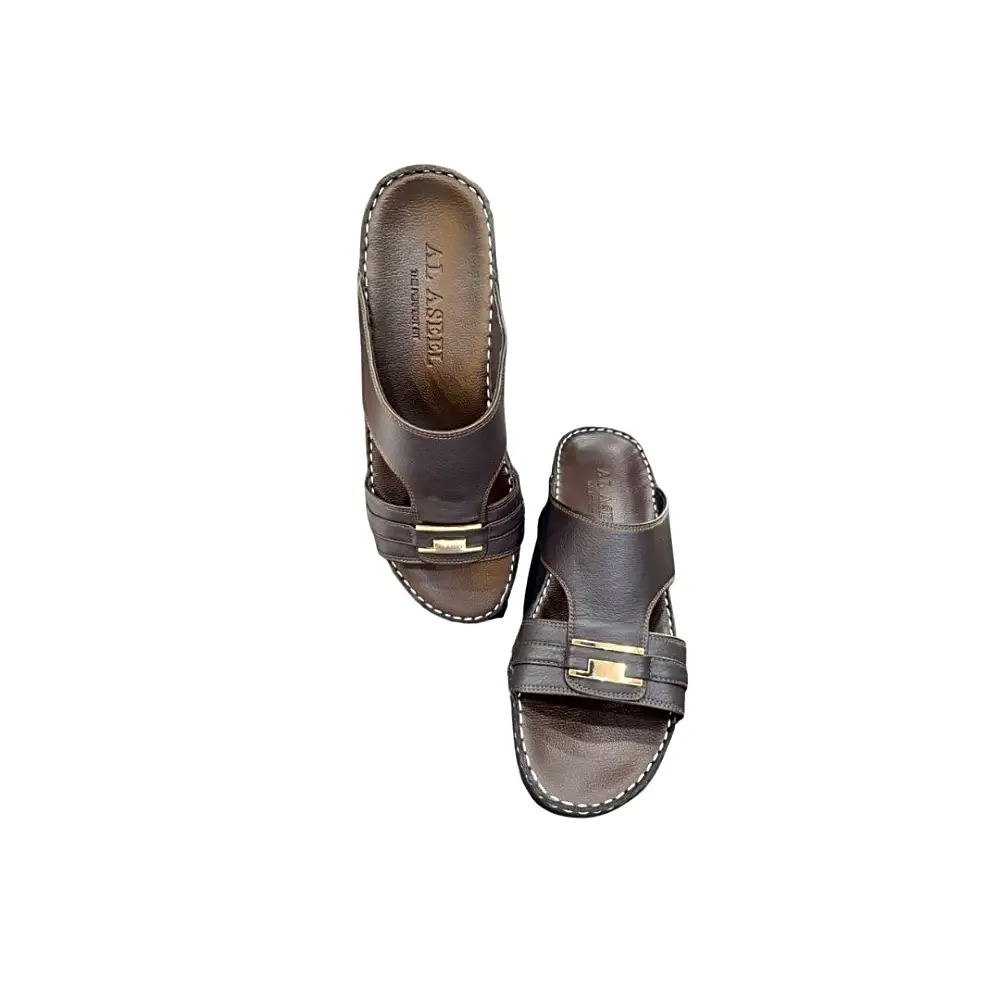 sandal dark brown men