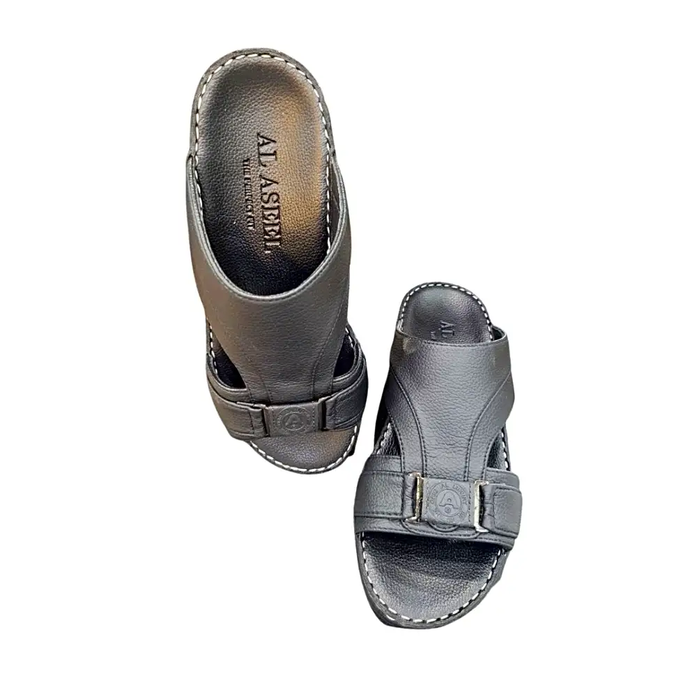 sandal blackplain men