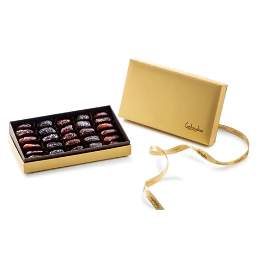 Gold Range Box (Small Rectangle Gold) Stuffed Dates