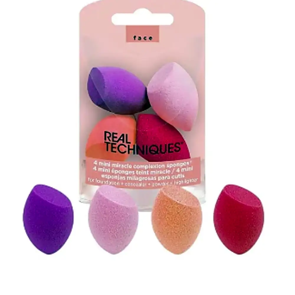 4-Piece Mini Miracle Complexion Sponge Set Multicolour
