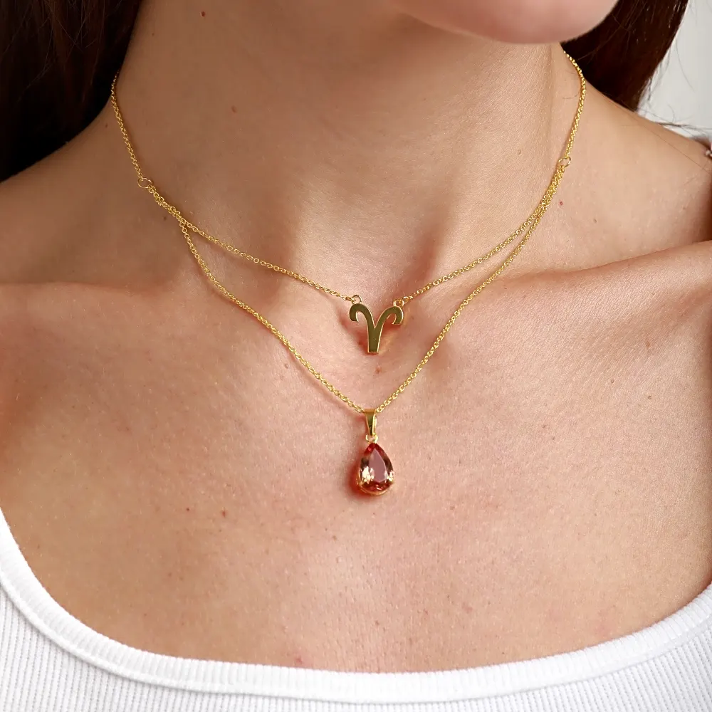 Sparkle Necklace- Aries