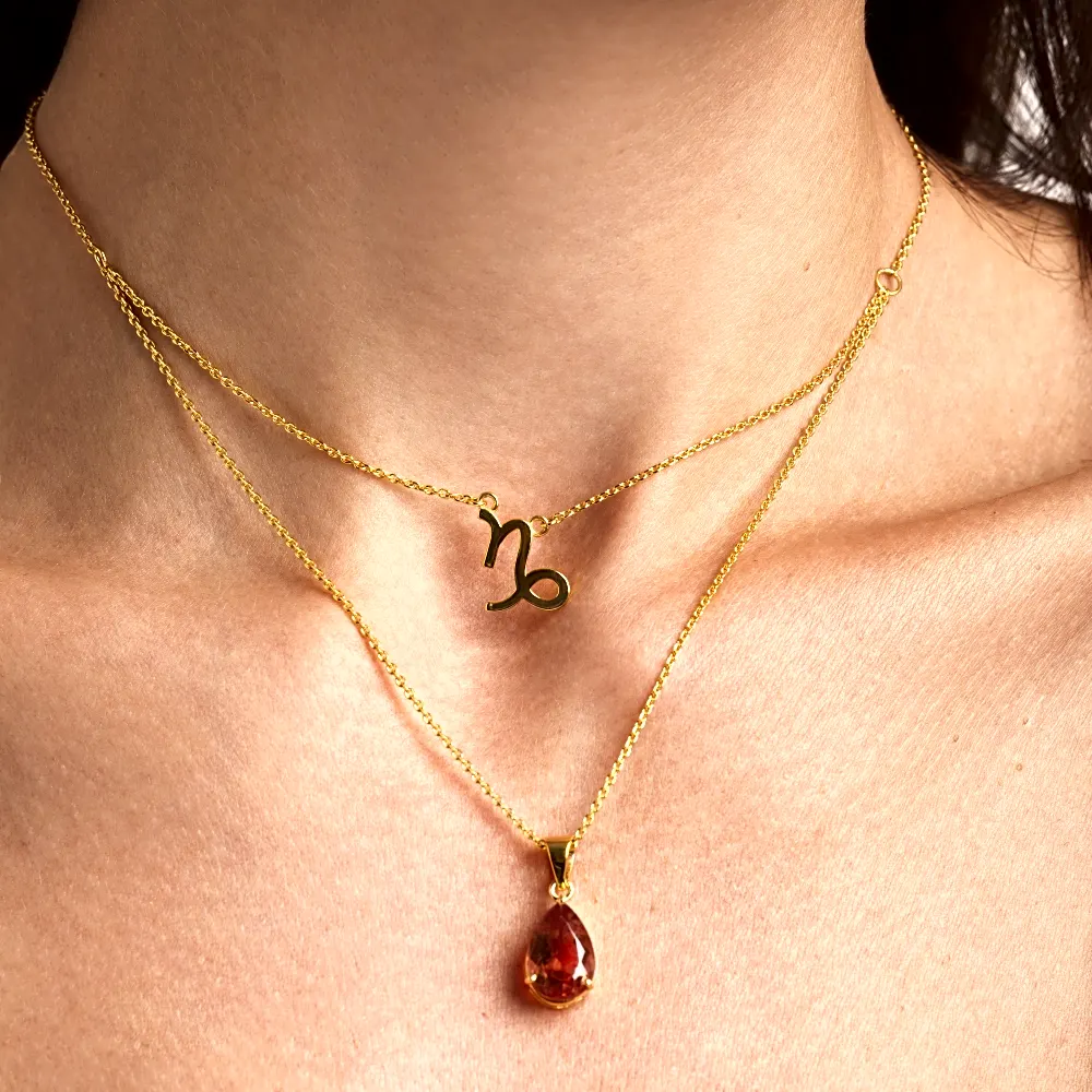 Sparkle Necklace- Capricorn