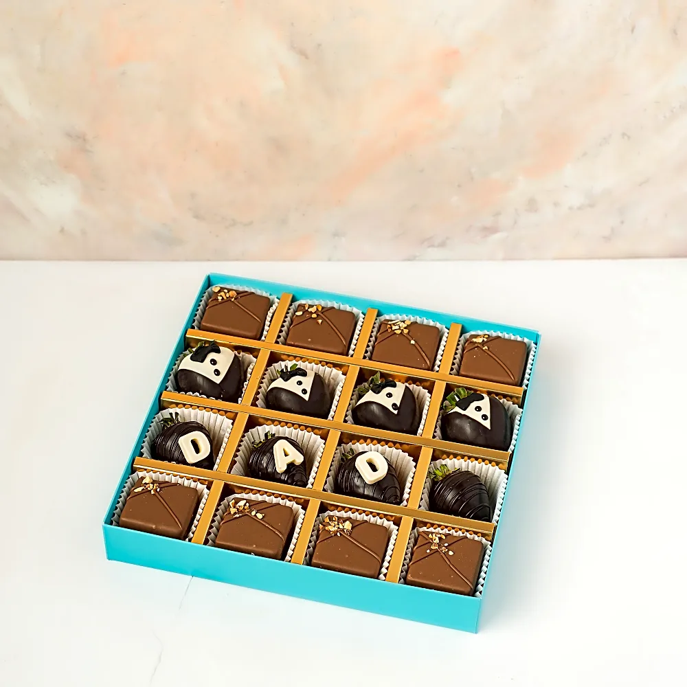 Dark and Milk Fathers Day Strawberries