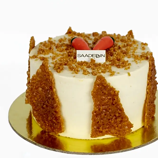 Carrot cake with croquants