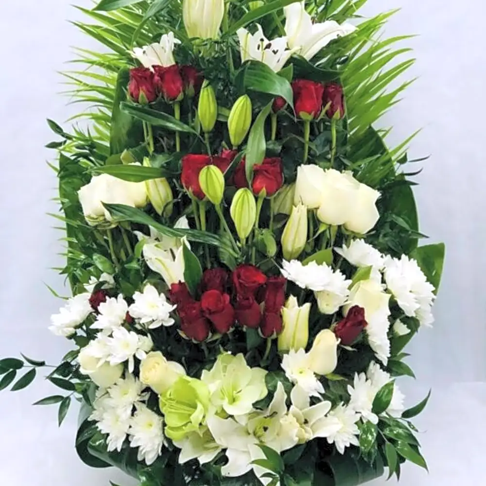 BASKET MIXED FLOWERS 1