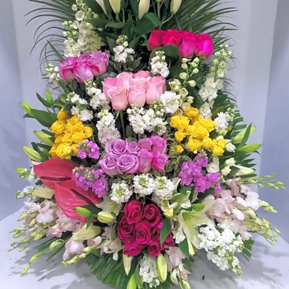 FACING STAND MIXED FLOWERS 3