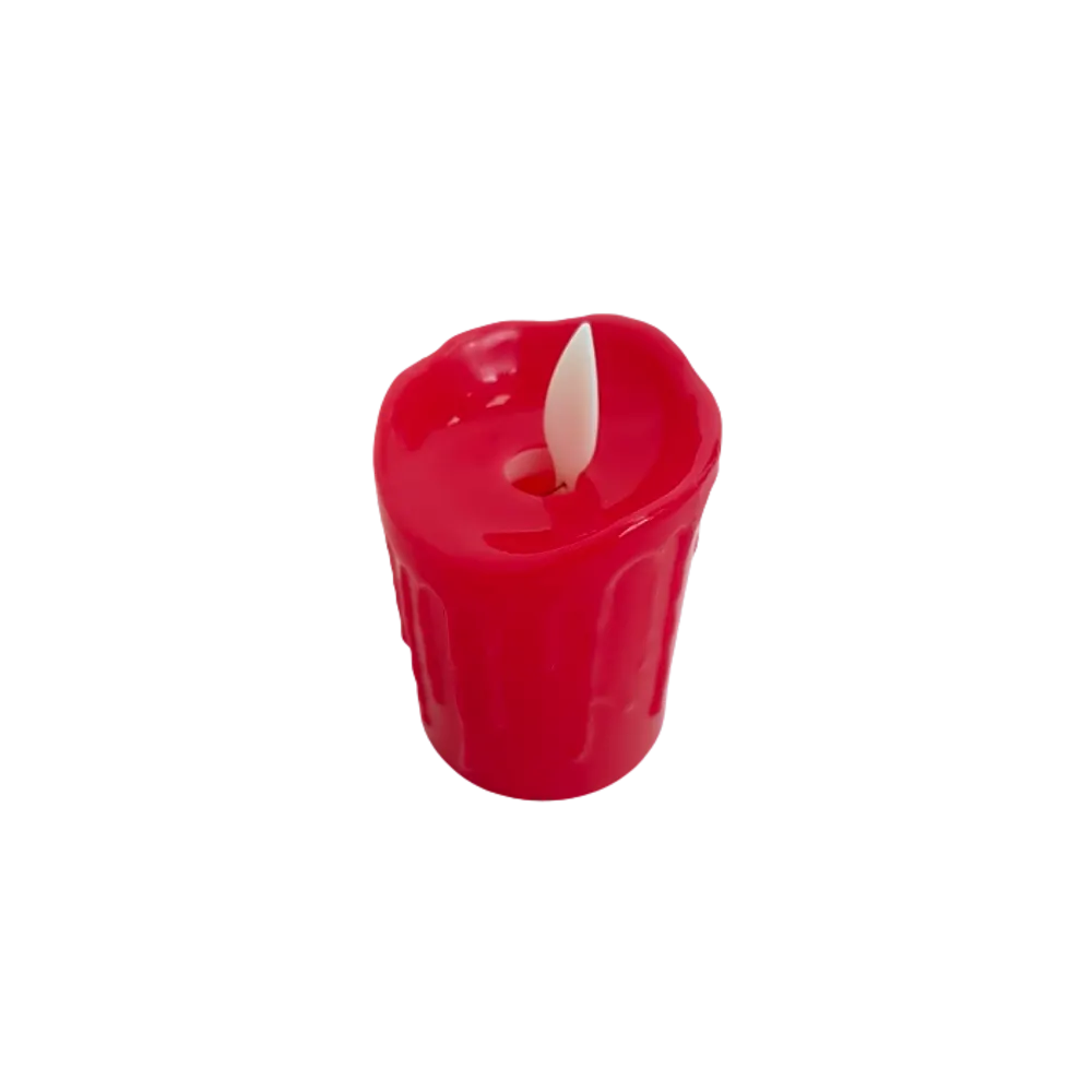 Red color candle 1.