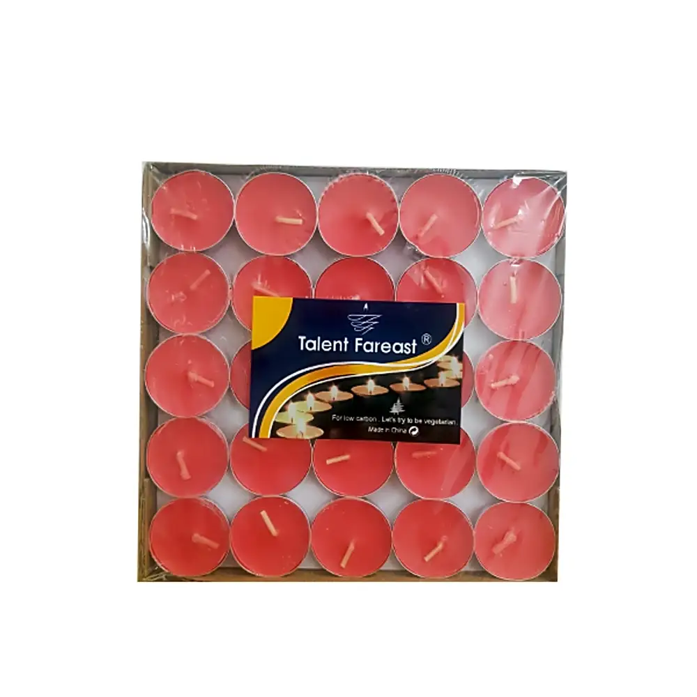 Tea Light Scented Candle White color.