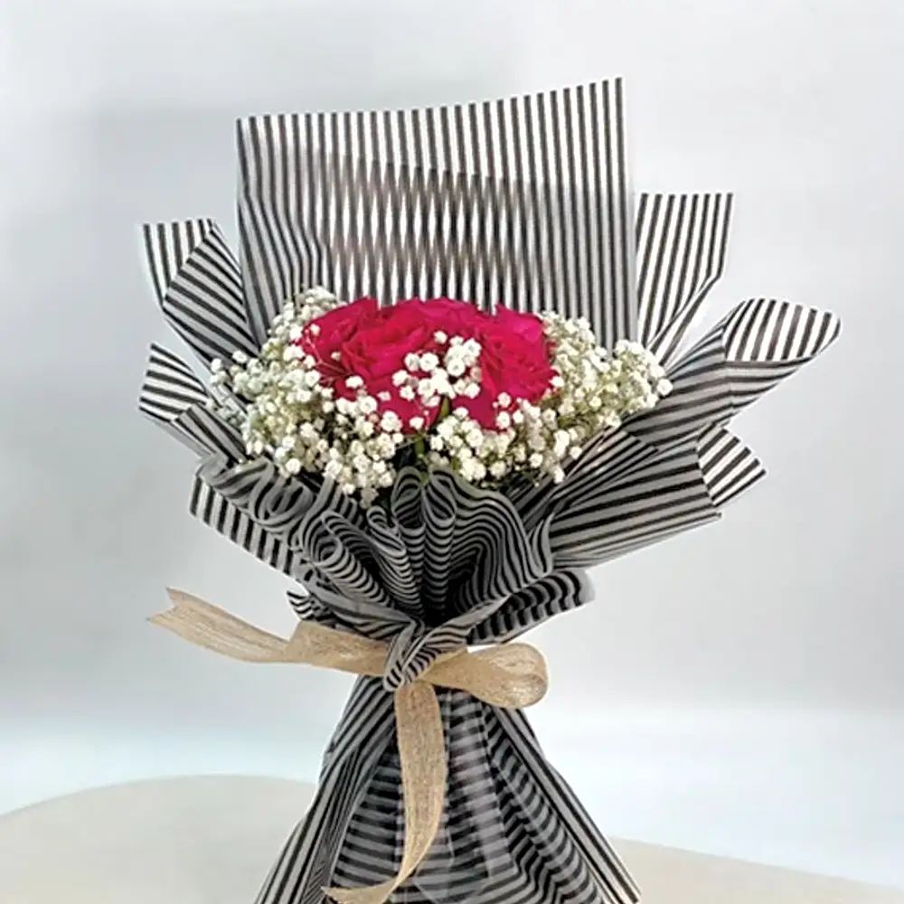 Fuchsia flowers bouquet.