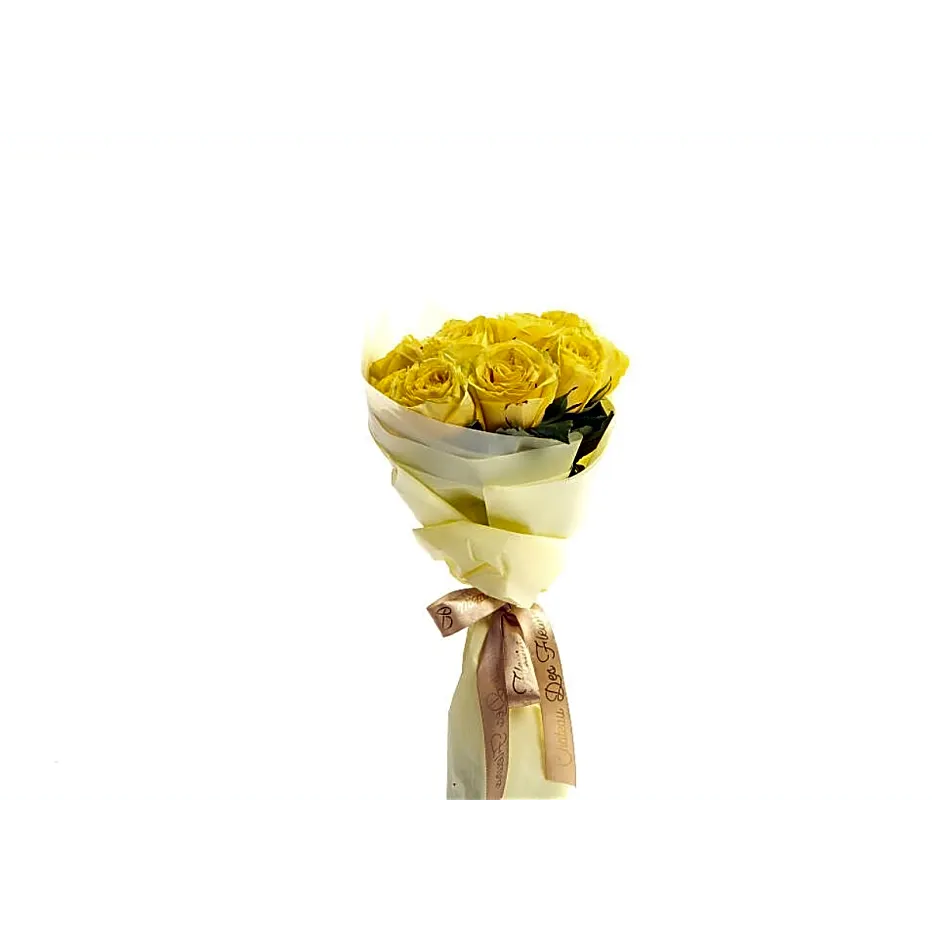 Yellow rose bouquet.