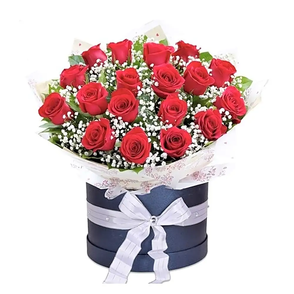 18 red roses in Gift Box