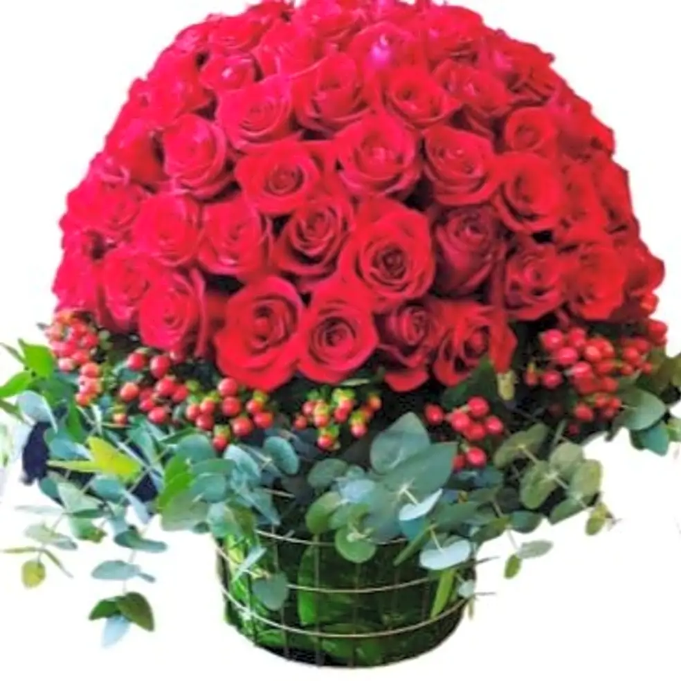 Freedom Red Roses Arrangement