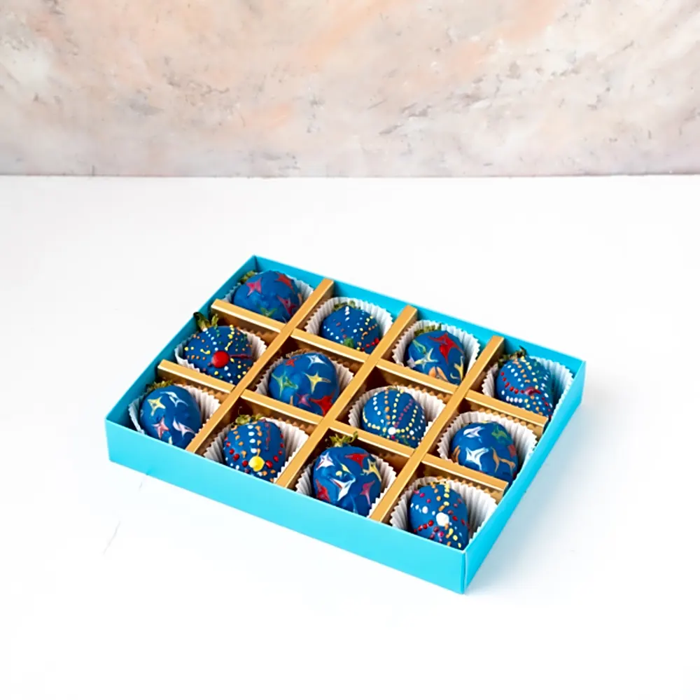 Diwali Theme Chocolate Covered Strawberries