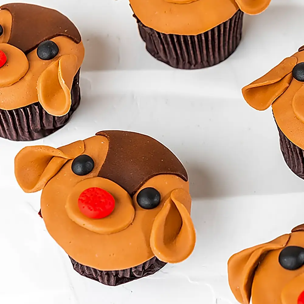 Cute Reindeer Cupcakes  by NJD