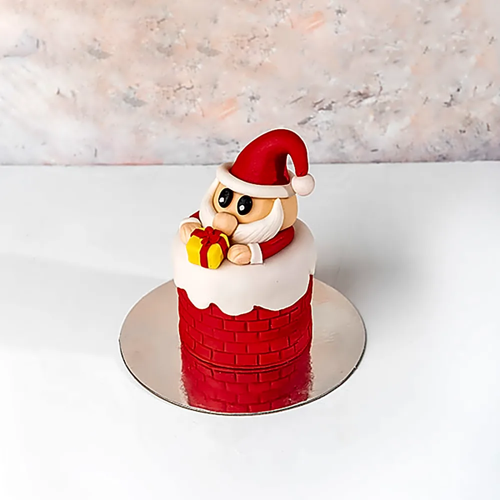Santa in Chimney Cake by NJD
