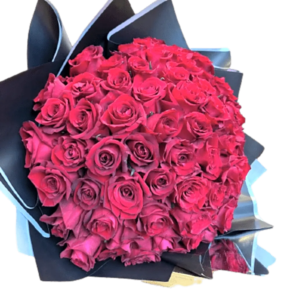 red roses bouquet....