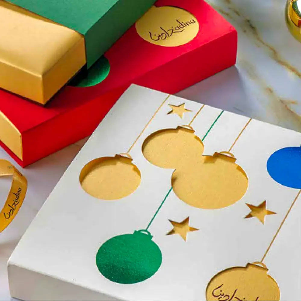 Christmas baubles design sleeves